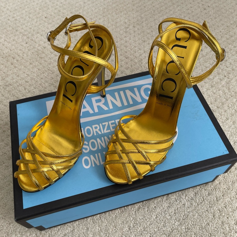 Brand New Authentic Gucci Draconia Sandal (sz: 40)